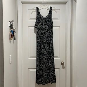 Merona Black and White Maxi Dress